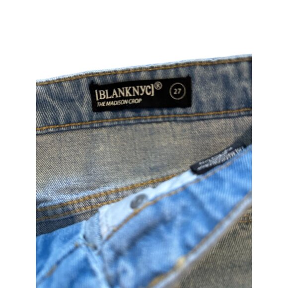 BLANKNYC The Madison Crop Distressed jeans Size 27 NEW - Picture 7 of 9